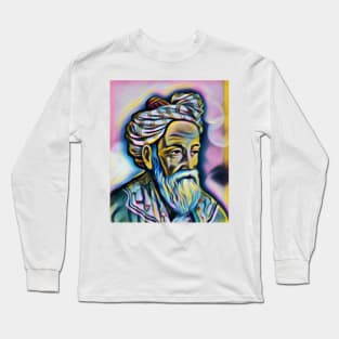 Omar Khayyam Portrait | Omar Khayyam Artwork 12 Long Sleeve T-Shirt